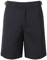 Zegna SS24 Black Mid-Rise Straight Beach Shorts with Zipper. N7B73-2410-001 Zegna SS24 Black Mid-Rise Straight Beach Shorts with Zipper. N7B73-2410-001