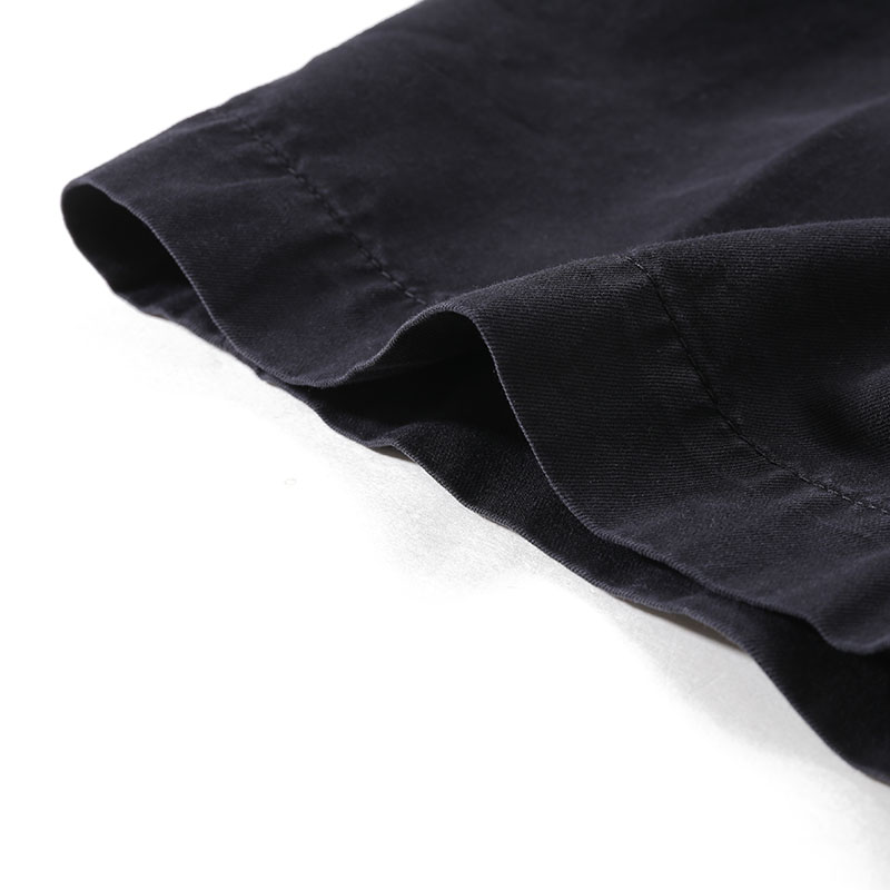 Cheap Zegna SS24 黑色直筒中腰休閒短褲 UDI37A-7TB05-K09