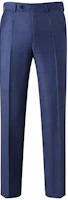 Purchase Zegna SS24 藍色格紋單排扣摺皺休閒西裝套裝 71651-1A7221-225