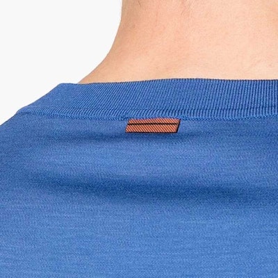 Zegna SS24 藍色純色圓領休閒短袖T恤 UD328A-7DCT-706 Details for Zegna SS24 藍色純色圓領休閒短袖T恤 UD328A-7DCT-706