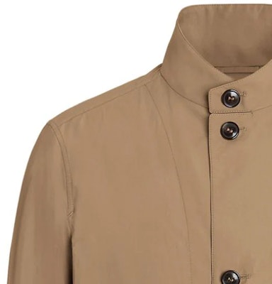 ゼニア SS24 ブラウン 無地 スタンドカラー 長袖ジャケット UDT12A7-D230-N04 Purchase ゼニア SS24 ブラウン 無地 スタンドカラー 長袖ジャケット UDT12A7-D230-N04