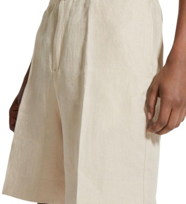 Zegna SS24 休閒直筒短褲 米色彈性中腰 UDI18A-7TB14-N03 Sizing Zegna SS24 休閒直筒短褲 米色彈性中腰 UDI18A-7TB14-N03