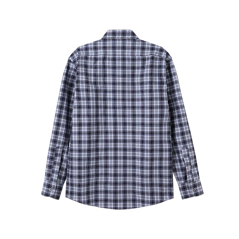 Lookbook Zegna SS24 格紋印花單排扣長袖襯衫 多色 UDX21-A7SRF5-126