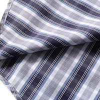 Shop Zegna SS24 格紋印花單排扣長袖襯衫 多色 UDX21-A7SRF5-126