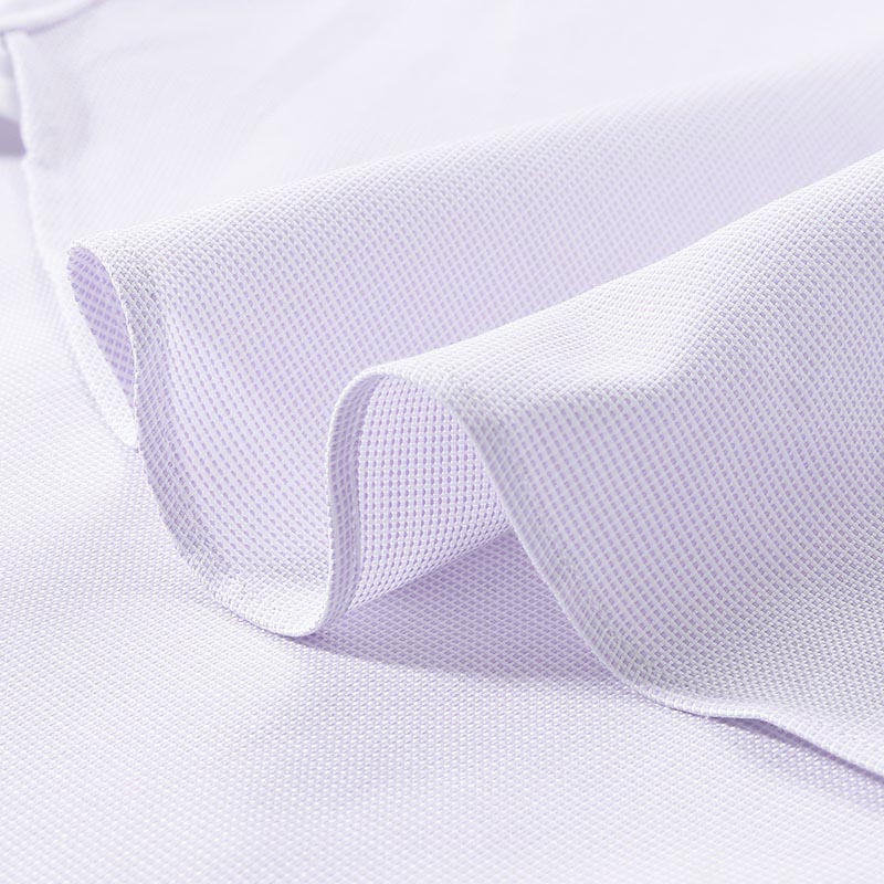 Details for Zegna SS24 淡紫色休閒長袖襯衫 單排扣 經典設計 70162-3A79MS-0JI