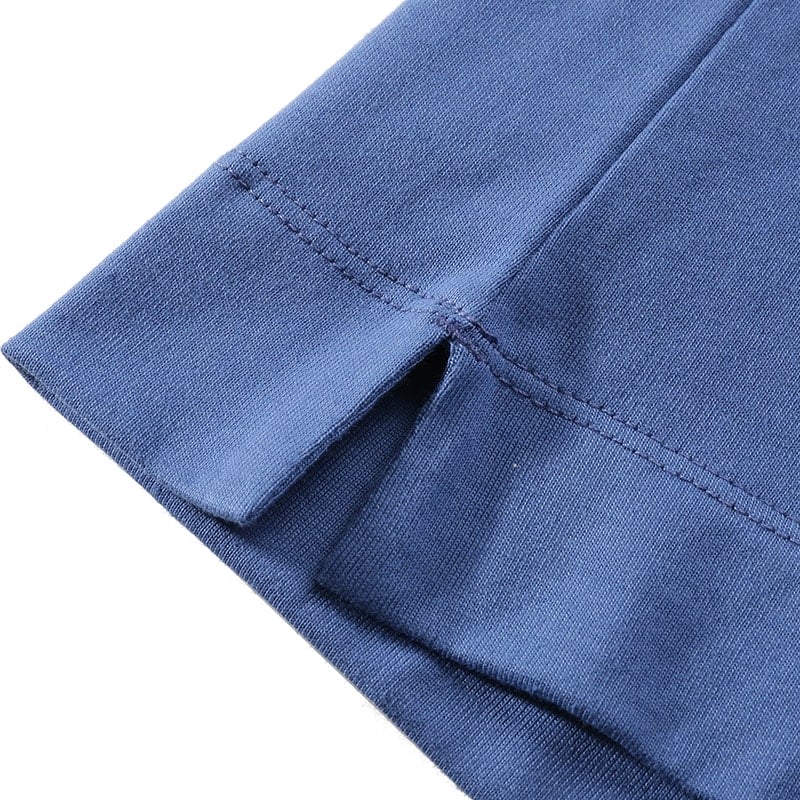 Details for Zegna SS24 藍色Logo印花短袖圓領T恤。 UD364-A7D777-A07