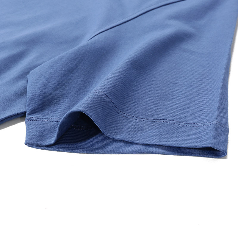 Sizing Zegna SS24 藍色Logo印花短袖圓領T恤。 UD364-A7D777-A07