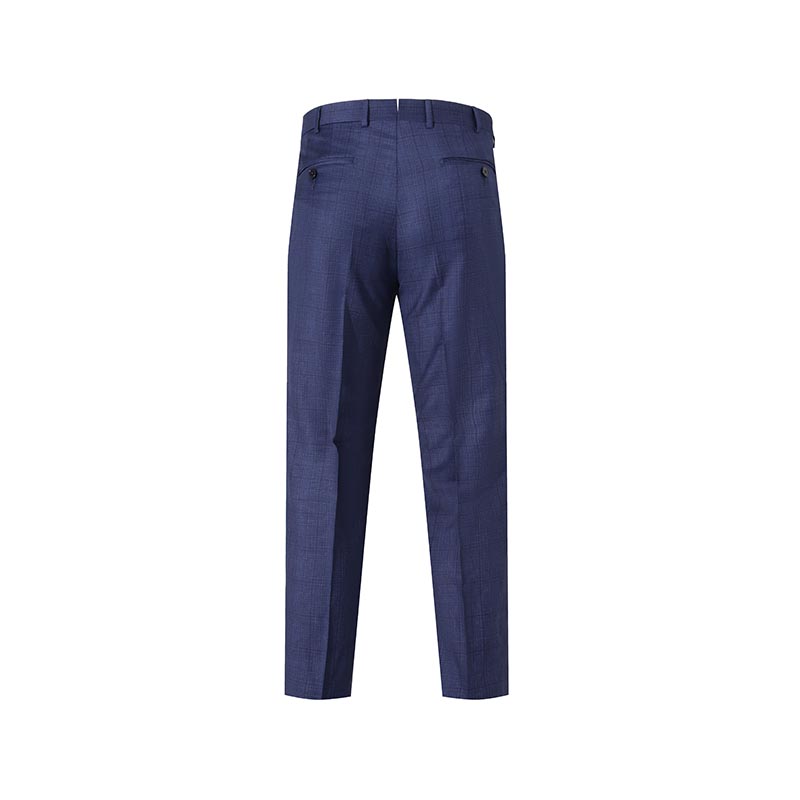 Details for Zegna SS24 海軍藍格紋單排扣西裝套裝。 72202-5A7221-225