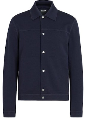 Zegna SS24 Jaket Lengan Panjang Butang Biru Navy Berkolar. UD564A7-DCT860-B09 Order Zegna SS24 Jaket Lengan Panjang Butang Biru Navy Berkolar. UD564A7-DCT860-B09