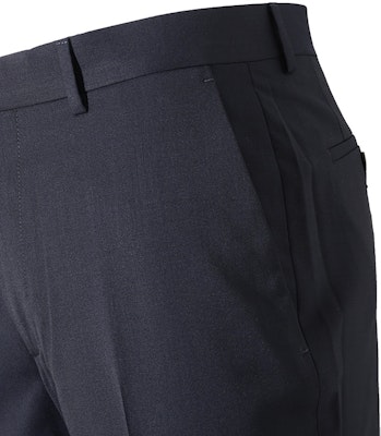 Zegna SS24 海軍藍中腰直筒西裝褲。 7ZF06-1A77FN-AC2 Details for Zegna SS24 海軍藍中腰直筒西裝褲。 7ZF06-1A77FN-AC2