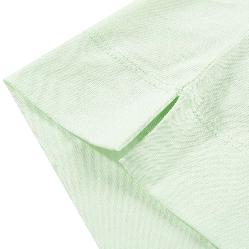 Sizing Zegna SS24 粉綠刺繡標誌短袖T恤。 UD360A-7D760-V02