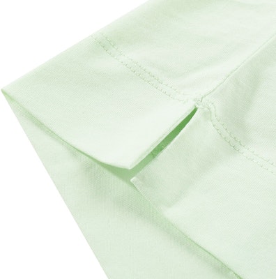 Zegna SS24 粉綠刺繡標誌短袖T恤。 UD360A-7D760-V02 Sizing Zegna SS24 粉綠刺繡標誌短袖T恤。 UD360A-7D760-V02