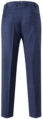 Zegna SS24 深藍色格紋單排扣後開衩西裝 72204-9A7221-225 Details for Zegna SS24 深藍色格紋單排扣後開衩西裝 72204-9A7221-225