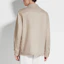 Shop Zegna SS24 Plain Long Sleeve Button-Up Shirt Light Beige UDV60A7-SOT10-N03