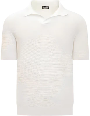 제냐 SS24 화이트 반팔 버튼 카라 폴로 셔츠. UDC95A7C32N01 Buy 제냐 SS24 화이트 반팔 버튼 카라 폴로 셔츠. UDC95A7C32N01