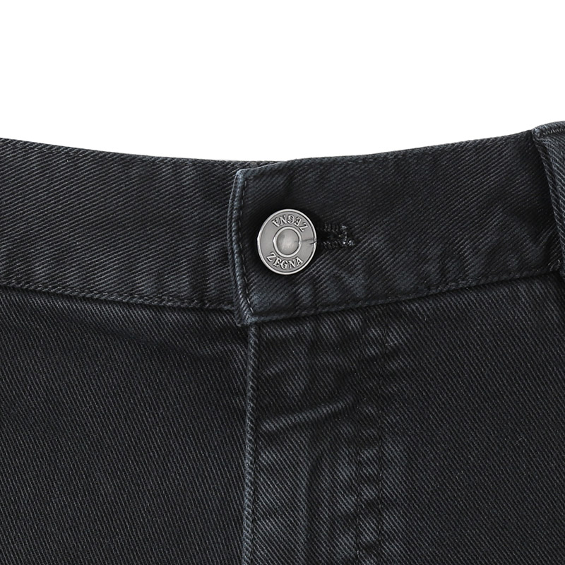 Purchase Zegna SS24 修身版純棉休閒牛仔褲 - 木炭黑色。 UDI45-A7CITYX-K09