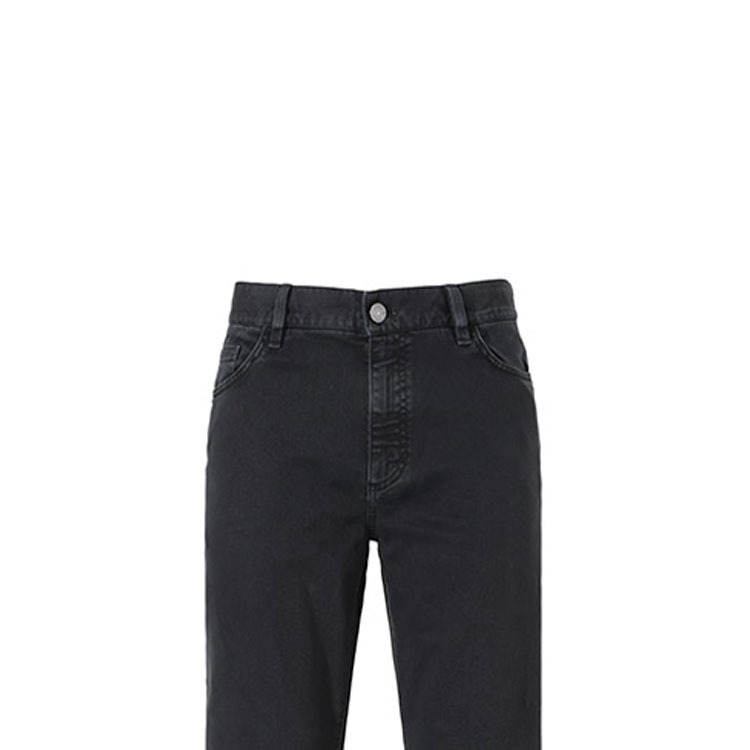 Cheap Zegna SS24 修身版純棉休閒牛仔褲 - 木炭黑色。 UDI45-A7CITYX-K09