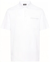 Zegna SS24 Slim Fit Polo Shirt with Slit Detail in White. UD392-A7D752-N00 Zegna SS24 Slim Fit Polo Shirt with Slit Detail in White. UD392-A7D752-N00