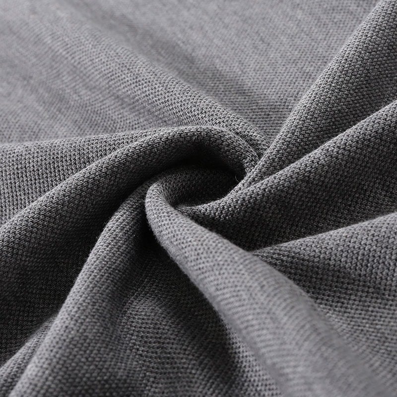 Sizing Zegna SS24  Solid Button-Up Short Sleeve Polo Shirt in Light Gray UD392-A7D752-K95