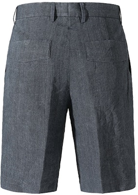 Zegna SS24 黑/灰色拉鍊口袋純色休閒短褲 UDI32A-7TB05-K09 Lookbook Zegna SS24 黑/灰色拉鍊口袋純色休閒短褲 UDI32A-7TB05-K09