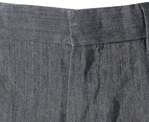 Zegna SS24 黑/灰色拉鍊口袋純色休閒短褲 UDI32A-7TB05-K09 Details for Zegna SS24 黑/灰色拉鍊口袋純色休閒短褲 UDI32A-7TB05-K09