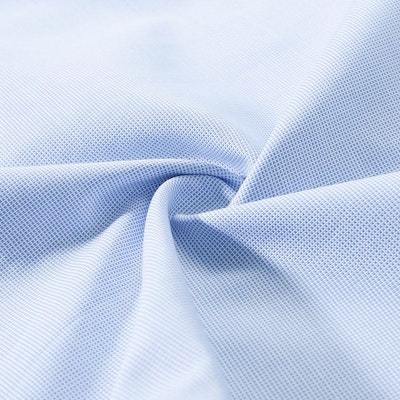 Zegna SS24 純色藍色長袖襯衫 70162-2A79MS-0JI Shop Zegna SS24 純色藍色長袖襯衫 70162-2A79MS-0JI