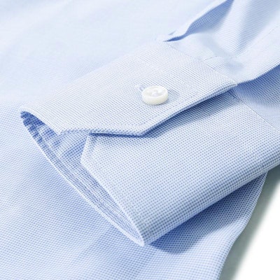 Zegna SS24 純色藍色長袖襯衫 70162-2A79MS-0JI Purchase Zegna SS24 純色藍色長袖襯衫 70162-2A79MS-0JI