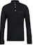 Buy Zegna SS24 條紋細節與胸袋設計長袖純色 Polo 衫 UD392A7D757B09