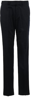 Zegna SS24 海軍藍中腰直筒拉鍊休閒西裝褲 715F06-A777T-B12 Buy Zegna SS24 海軍藍中腰直筒拉鍊休閒西裝褲 715F06-A777T-B12