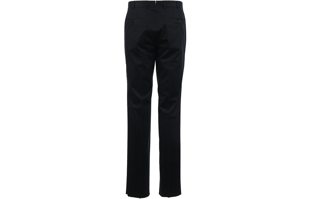 Lookbook Zegna SS24 海軍藍中腰直筒拉鍊休閒西裝褲 715F06-A777T-B12