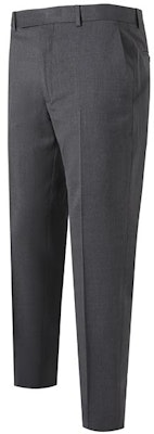 Zegna SS24 煤灰色綁褶拉鍊休閒西裝褲。 7ZF06-3A77FN-AC2 Shop Zegna SS24 煤灰色綁褶拉鍊休閒西裝褲。 7ZF06-3A77FN-AC2