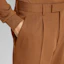 Sizing 제냐 SS24 솔리드 플리츠 집 스트레이트 캐주얼 팬츠 딥 리프 그린 UDI04A7-TP45-N05