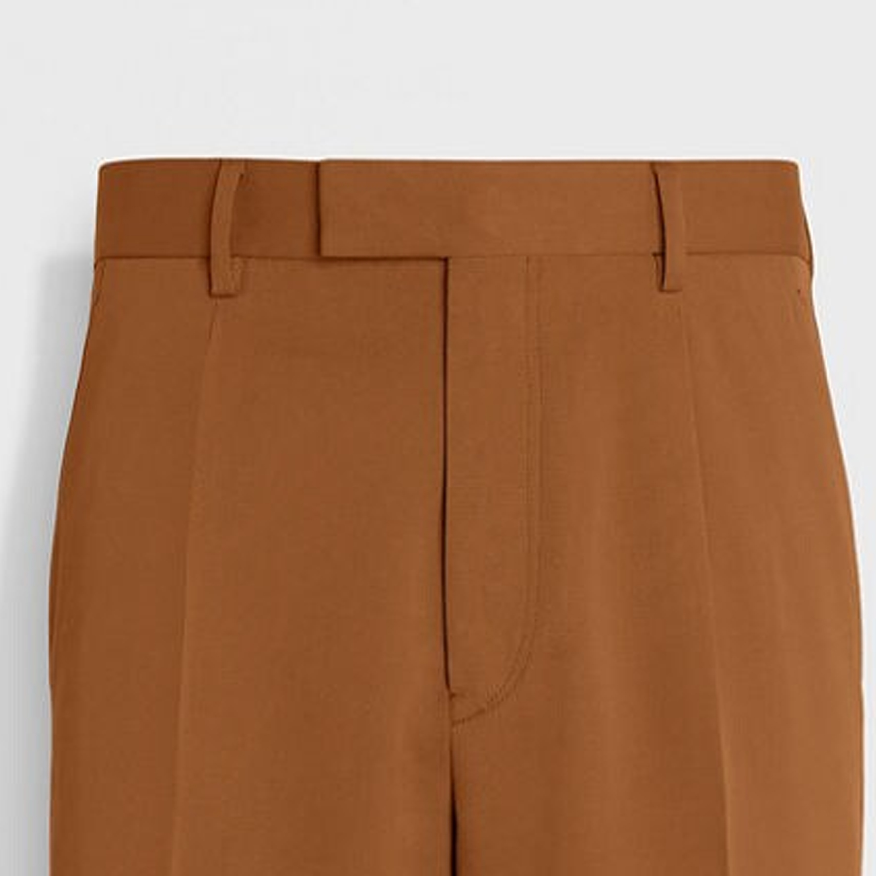 Zegna SS24  Solid Pleated Zip Straight Casual Pants Deep Leaf Green UDI04A7-TP45-N05 圖 8