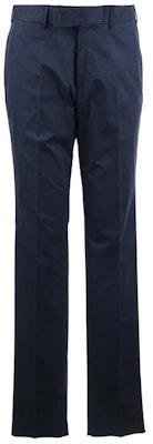 Zegna SS24 深藍色純色壓褶拉鍊休閒長褲 715F0-5A777T-B12 Order Zegna SS24 深藍色純色壓褶拉鍊休閒長褲 715F0-5A777T-B12