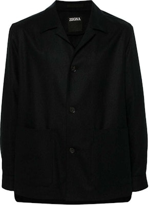 Zegna SS24 單排扣黑色長袖西裝外套 854C0-0A81DH-AQ0 Order Zegna SS24 單排扣黑色長袖西裝外套 854C0-0A81DH-AQ0