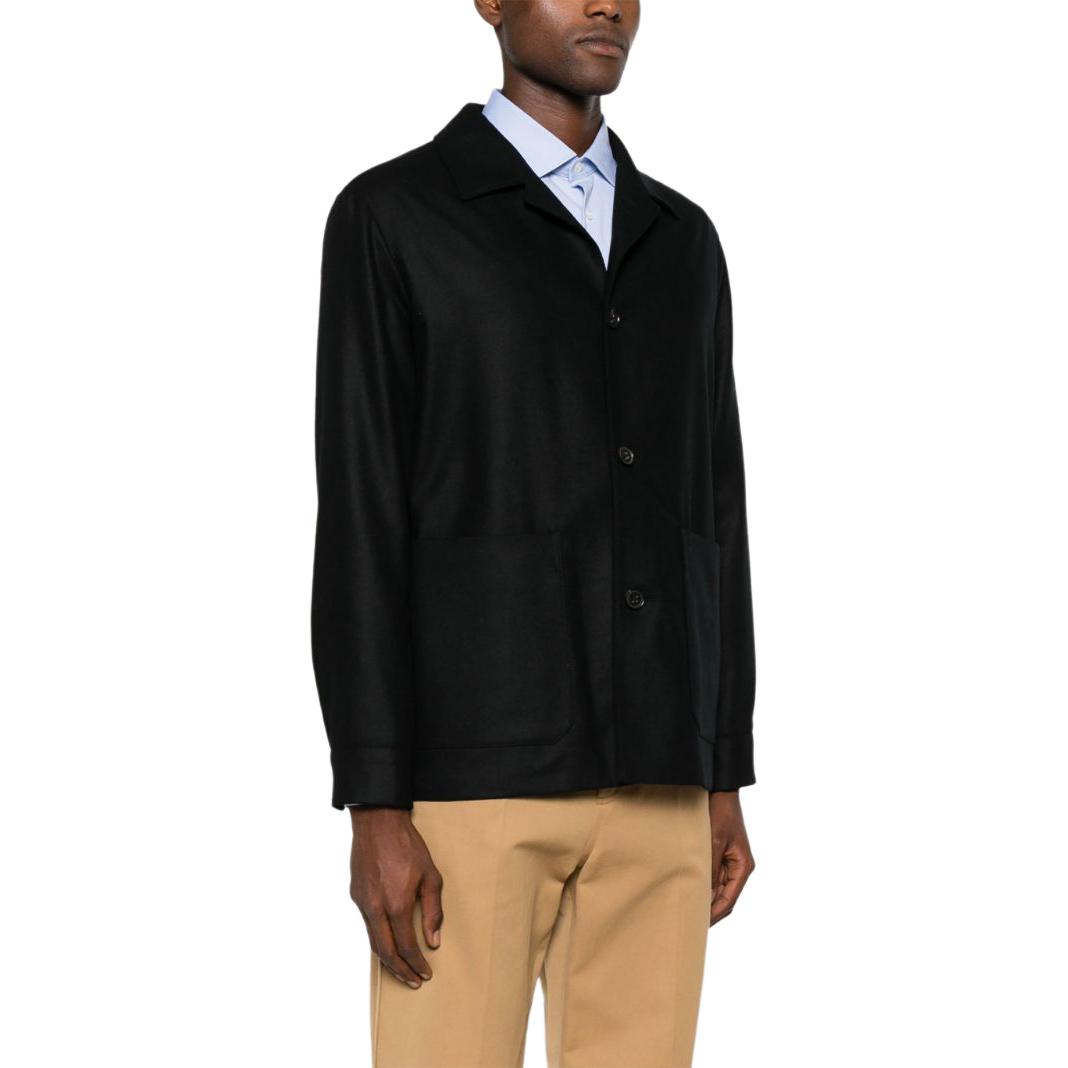 Purchase Zegna SS24 單排扣黑色長袖西裝外套 854C0-0A81DH-AQ0