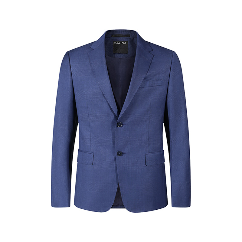 Lookbook Zegna SS24 深藍色單排扣長袖西裝套裝 72270-9A7281-CGA