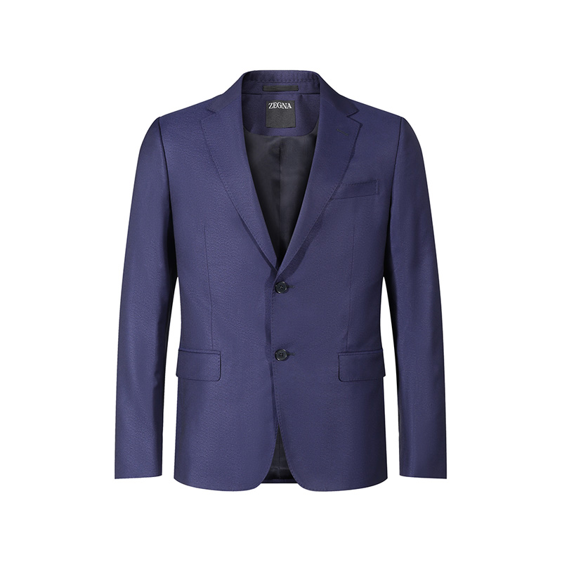 Lookbook Zegna SS24 深藍色單排扣西裝套裝 72270-4A7281-CGA