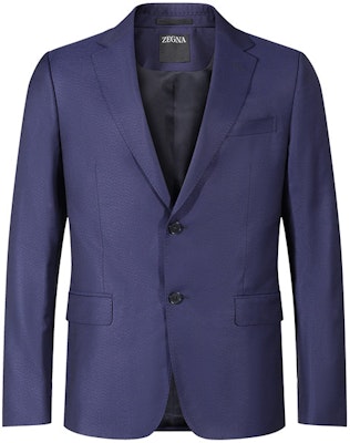 Zegna SS24 深藍色單排扣西裝套裝 72270-4A7281-CGA Lookbook Zegna SS24 深藍色單排扣西裝套裝 72270-4A7281-CGA