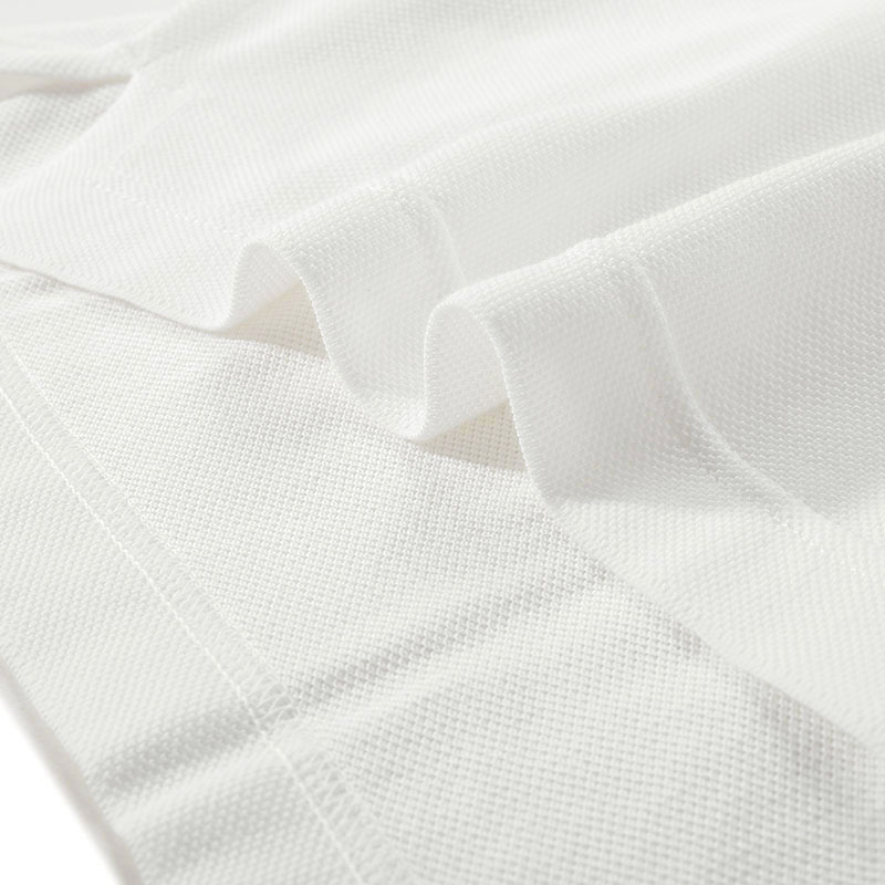 Sizing Zegna SS24 條紋圓領短袖T恤 - 螢光白色 UDC9XA7-C10-N00