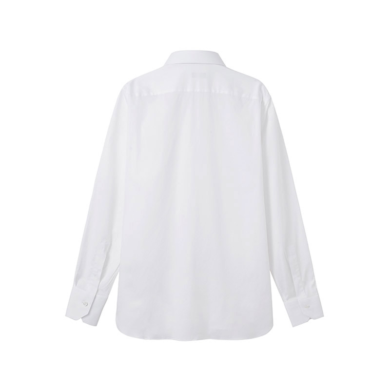Lookbook Zegna SS24 白色休閒長袖純色襯衫 70135-0A79MS-0JI