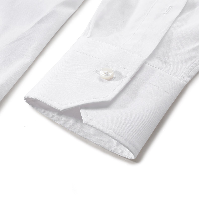 Purchase Zegna SS24 白色休閒長袖純色襯衫 70135-0A79MS-0JI