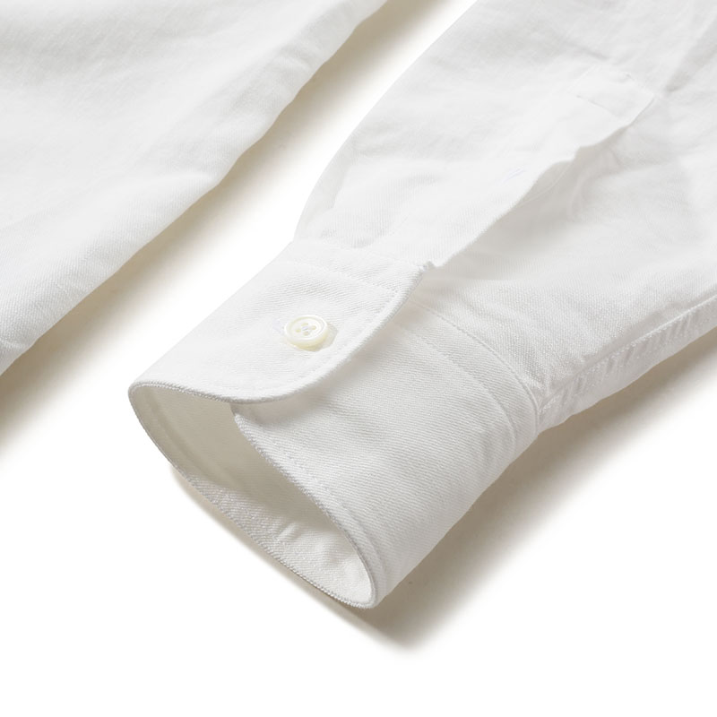 Purchase Zegna SS24 白色長袖休閒襯衫，單排扣領設計。 UDX12A7-SRF6-002