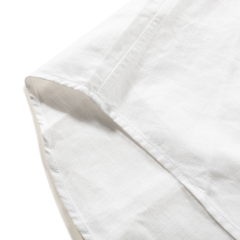 Details for Zegna SS24 白色長袖休閒襯衫，單排扣領設計。 UDX12A7-SRF6-002