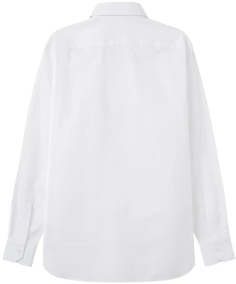 杰尼亚 SS24 白色纯色长袖纽扣衬衫 70390-1A79MS-0JI Lookbook 杰尼亚 SS24 白色纯色长袖纽扣衬衫 70390-1A79MS-0JI