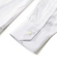Sizing Zegna SS24 白色純色長袖襯衫 70390-1A79MS-0JI