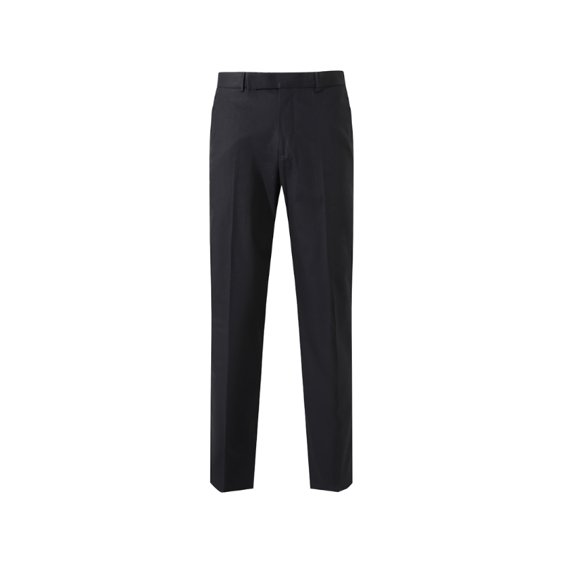Zegna SS24 Black Pleated Casual Pants with Zipper Pockets for Men. 615F07A6-77TB12