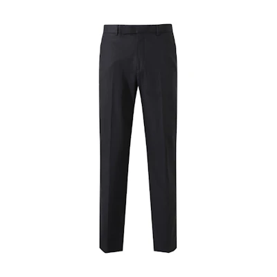 Zegna SS24 Black Pleated Casual Pants with Zipper Pockets for Men. 615F07A6-77TB12