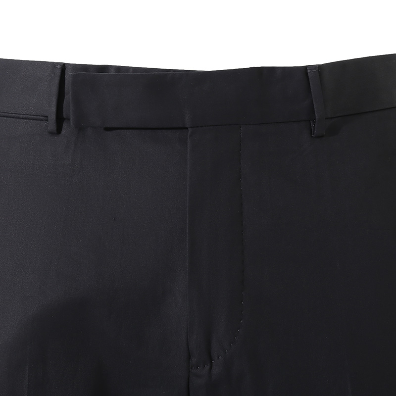 Purchase Zegna SS24 黑色百摺款男士休閒褲附拉鍊口袋 615F07A6-77TB12