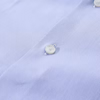 Purchase Zegna SS24 藍色男裝長袖純色襯衫 70391-0A79MS-0JI